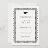 Invitation Wedding shower/nuptiale du thé de l'après-midi Reg (Devant)