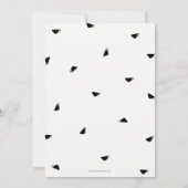 Invitation Wedding shower/nuptiale du thé de l'après-midi Reg (Dos)