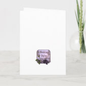 Invitation Wedding shower rose de cru (Dos)