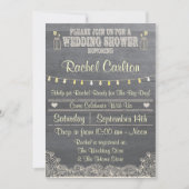 Invitation Wedding shower Rustic Mason Jar (Devant)