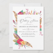 Invitation Wedding shower Safari Aquarelle (Devant)