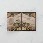 Invitation Wedding shower Safari Outdoor (Intérieur)