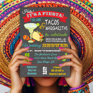 Invitation Wedding shower Tacos et Tequila