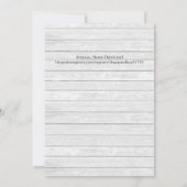 Invitation Wedding shower - Turquoise Rustic Bling (Dos)