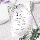 Invitation Wedding shower verdoyant