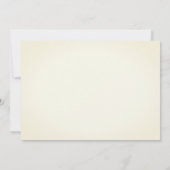 Invitation Wedding shower viticole Feuille naturel (Dos)