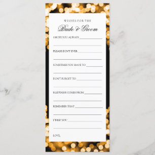 Invitation Wedding shower Wives Gold Sparklight