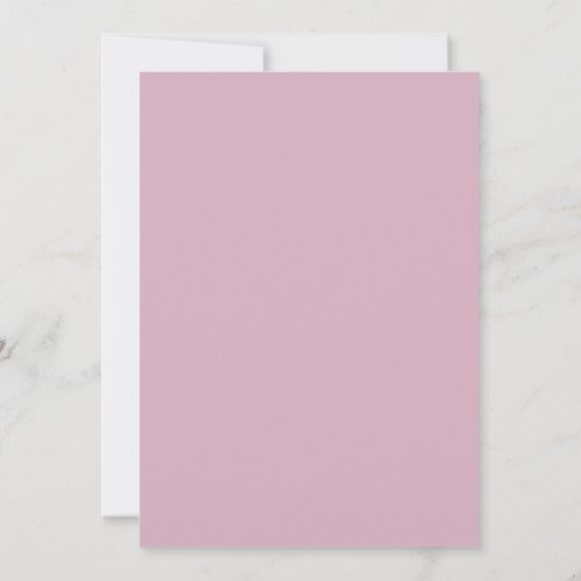 Invitation Wedding Simple Blush Pink (Dos)