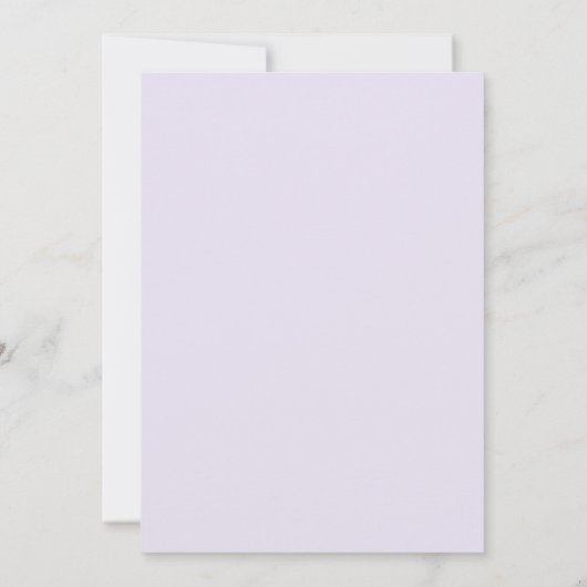Invitation Wedding Simple Modern Lavender (Dos)