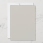 Invitation Wedding Simple Modern Light Gray (Dos)