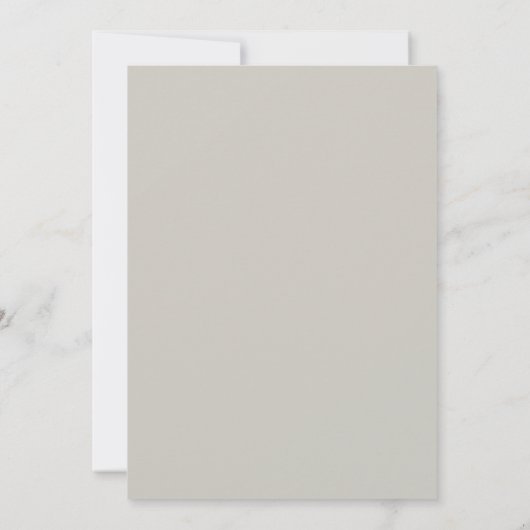 Invitation Wedding Simple Modern Light Gray (Dos)