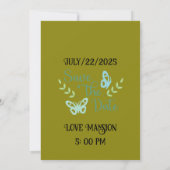 Invitation Wedding Tag  announcement  (Dos)