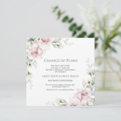 Invitation Wediing floral | Reporté | Modification des plans (Debout devant)
