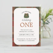 Invitation Wee Bairn Anniversaire (Debout devant)