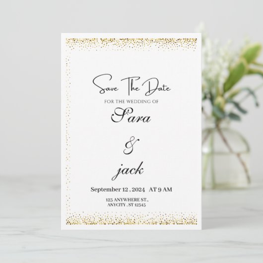 Invitation Weeding  (Debout devant)