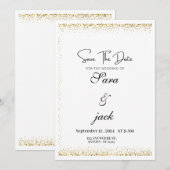 Invitation Weeding  (Devant / Derrière)