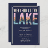 Invitation Week-end à la Lake Nautical Bachelor Party (Devant / Derrière)