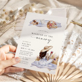 Invitation Week-end à la Winery Picnic Bachelorette Weekend