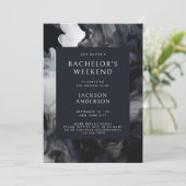 Invitation Week-end Abstrait de baccalauréat moderne classiqu (Debout devant)