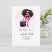 Invitation Week-end afro-américain de bachelorette (Debout devant)