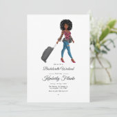 Invitation Week-end afro-américain de bachelorette (Debout devant)