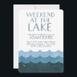 Invitation Week-end au lac Enterrement de vie de garçon<br><div class="desc">Quelque part sur la ligne, l'enterrement de vie de garçon s'est transformé d'une affaire élégante organisée par le père du marié en un week-end de débauche complet avec jeux d'argent et beaucoup d'alcool. Mais il peut y avoir une fête entre ces deux opposés polaires. La cabane est le paysage ultime...</div>