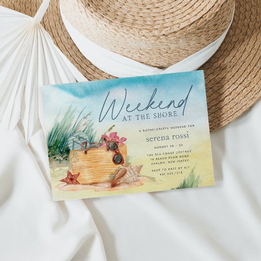 Invitation Week-end au Shore Bachelorette Party