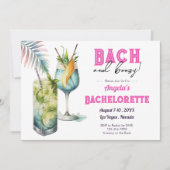 Invitation Week-end Bach et Boozy Bachelorette (Devant)