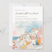 Invitation Week-end Bachelorette Destination Méditerranéenne (Devant)