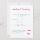 Invitation Week-End Bikinis Et Martinis Bachelorette (Dos)