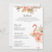 Invitation Week-end commémoratif de la Fête du Léopard (Dos)