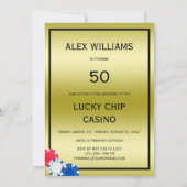 Invitation Week-end d'anniversaire de 50 ans sur le thème du (Dos)