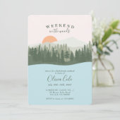 Invitation Week-end dans le Woods Bachelorette (Debout devant)