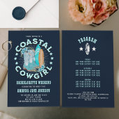 Invitation Week-end de Bachelorette des Cowgirls Côtières Ble