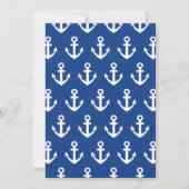 Invitation Week-end de Bachelorette Nautique (Dos)