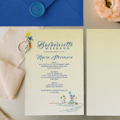 Invitation Week-end de Bachelorette Tropicale