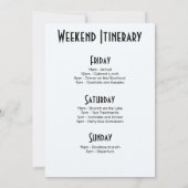 Invitation Week-end de célibataire à La Nouvelle-Orléans (Dos)
