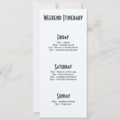 Invitation Week-end de célibataire à La Nouvelle-Orléans (Dos)