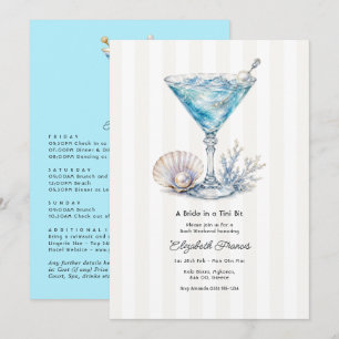 Invitation Week-end de célibataire au Martini Chic Côté Luxe