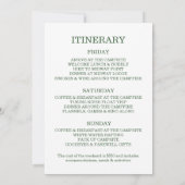 Invitation Week-end de célibataire au Modern Green Camp (Dos)