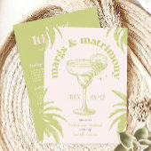 Invitation Week-end de célibataire d'été tropical