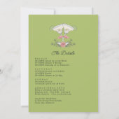 Invitation Week-end de célibataire Margs & Matrimony d'été (Dos)