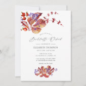 Invitation Week-end de célibataire pour les vacances d'automn (Devant)