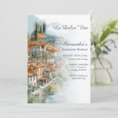 Invitation Week-end de célibataire sur la côte italienne (Debout devant)