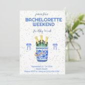 Invitation Week-end de Chinoiserie Bachelorette Grandmillenni (Debout devant)