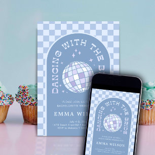 Invitation Week-end de fête de Bachelorette dernière Disco de