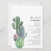 Invitation Week-end de fête de Bachelorette et itinéraire de (Dos)
