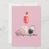 Invitation Week-end de Fiançailles Manucure & Mimosas  (Dos)