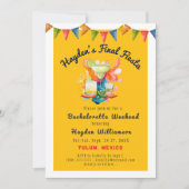 Invitation Week-end de Fiançailles sur le thème mexicain de l (Devant)