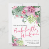 Invitation Week-end de filles de plage Enterrement de vie de (Devant)